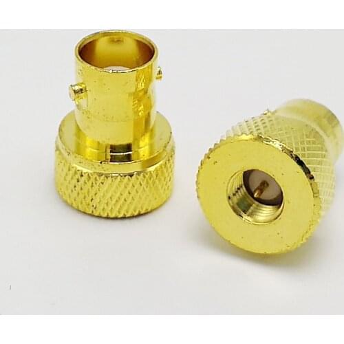 BNC to SMA Connector adapter SMA Male to BNC Female for antenna RF Coaxial Connector Adapter Gold Plated 10Pcs