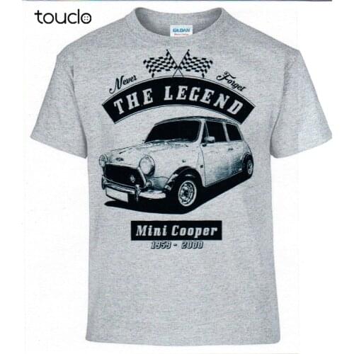 T-Shirt, Mini Cooper German Car Cotton Men T-Shirts Classical 2019 Hip Hop Streetwear Clothing Personalized Shirts