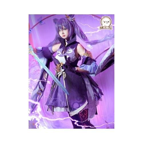 Genshin Impact Cosplay Costume KeqingCOS Rizuki Game Anime COS Spot
