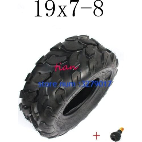 Hot Sale High Performance GO KART KARTING ATV UTV Buggy 19x7-8 Inch Tubeless Tyre 19*7-8Rubber Tire