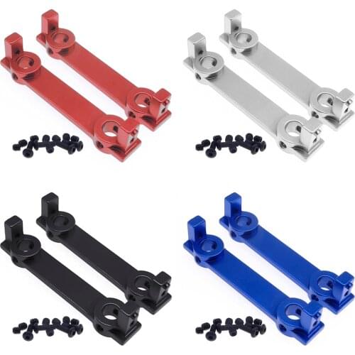 RCAWD alloy 2pcs/set front and rear bumper mounts for 1-10 RGT 86100 86110 FTX5579 Outback Fury crawler part