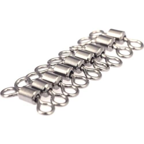 YOUGLE 100 Pcs/Lot Metal Hook Connector Swivel