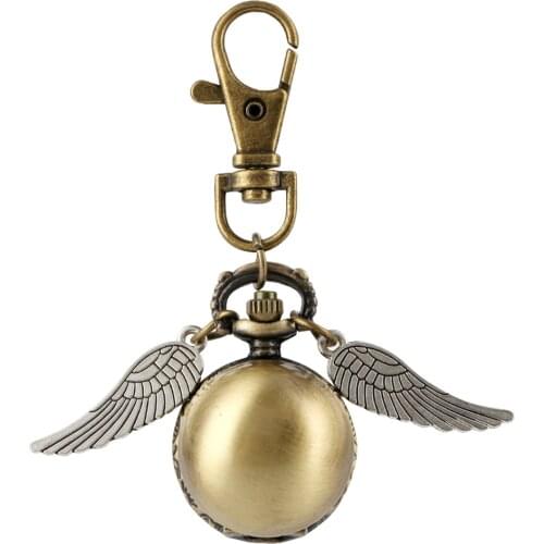 Hot Fashion Quartz Small Pocket Watch Unisex Arabic Number Clock Fob Watches Pendant Necklace Steampunk Men Women Key Chain Gift