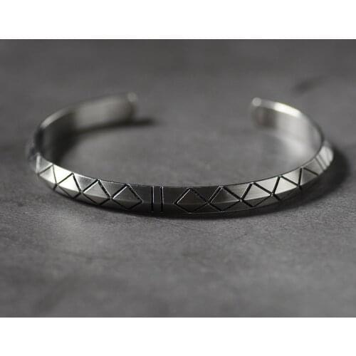 Norse Viking Futhark Bracelet Men Scandinavian Jewelry Vikings Pagan Symbol for Women Men Jewelry