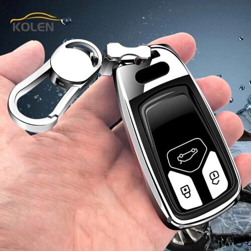 Soft TPU Car Remote Key Case Cover Fob For Audi A1 A4 A5 A6 Q3 Q5 Q7 TT TTS S7 C7 B9 8V 8S Holder Shell Protection Accessories