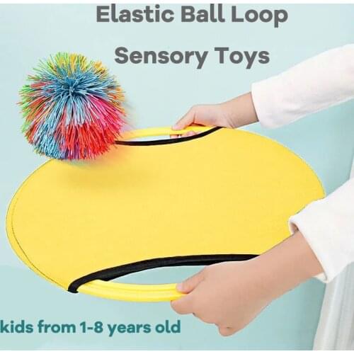 Elastic Ball Loop Toy Set Kids Outdoor Games Toys Sports Family Party Parent-Child Baby Interactive Sensory Toys Children