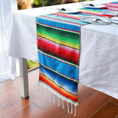 Mexican Table Runner,Mexican Theme Party Decoration for for Mexican Party Wedding Decorations Party Table Runner