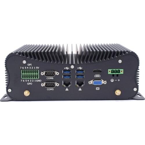 Mini i7 industrial Desktop PC 8550U Intel Core i5 8250U 7267U GPIO port LPT Multiple function Rugged computers Compact Computer