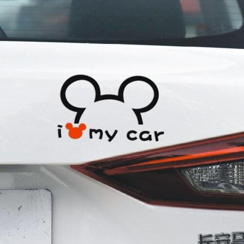 Disney Cute Cartoon Mickey Car Sticker Cartoon Mickey Car Sticker Car Sticker Personalized Car Sticker