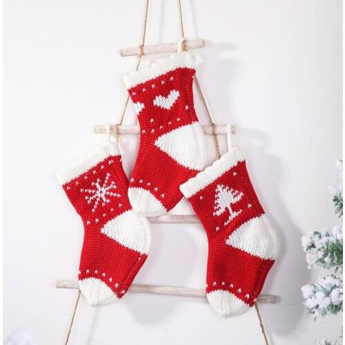 DIY Cloth Christmas Sock Ornament Kindergarten Child Gift Home Party Holiday Christmas Decoration Creative Craft Toys
