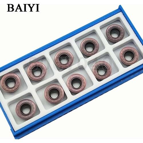 10pcs RPMT1204MO-DU ZM20 ZM25 Lathe milling inserts turning tool RPMT1204MO turning tool milling cutter CNC turning tools blade