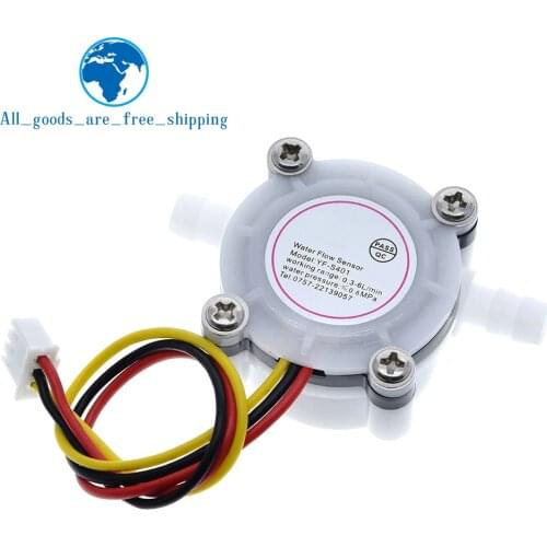TZT New Hot Water Coffee Flow Sensor Switch Meter Flowmeter Counter 0.3-6L/min YF-S401