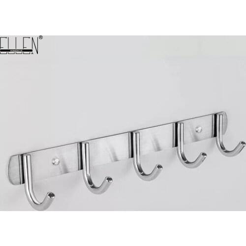 Vidric Bathroom Robe Hook 5 Hooks Stainless Steel 304 Polished Door Hanger Towel Hanger
