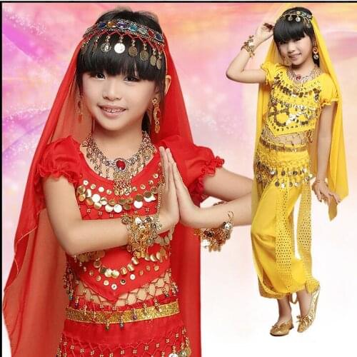 Oriental dance costumes Indian dress for kids Girls Belly dance clothes