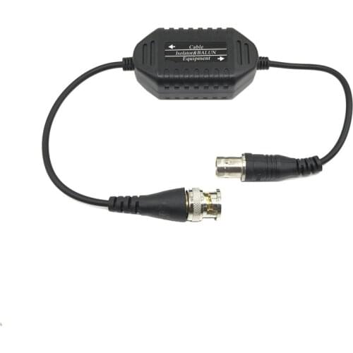 1pcs /lot BNC Male To Female Video Isolator Coaxial Video Ground Loop for Security Cameras System