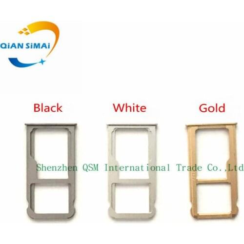 1PCS New Nano SIM Card Tray Micro SD Card Holder Slot Adapter Parts For Huawei Mate 8 Moible phone Mate8 + DropShipping