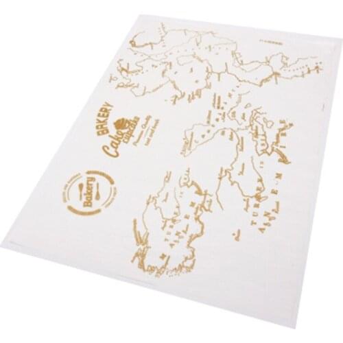 100pcs /lot 28x38cm Waxed paper / food packaging / hamburger sandwich baked goods / candy wrappers / greaseproof paper /Oil-0015