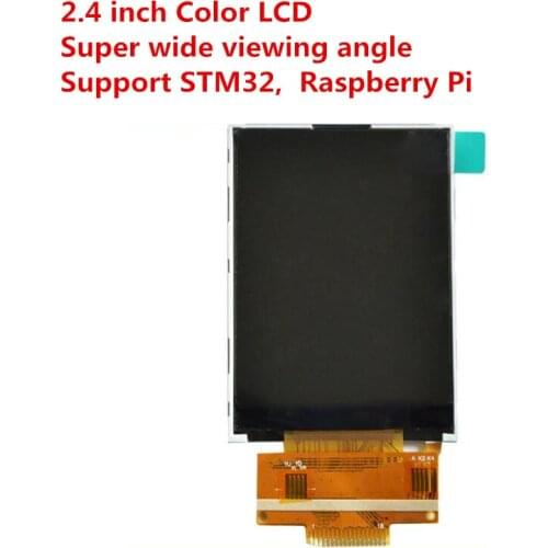 2.4 inch 18PIN TFT LCD Screen ILI9341 Drive IC 240(RGB)*320 SPI 4-wire 262K full color 18 pin Wled Sold type No need connector