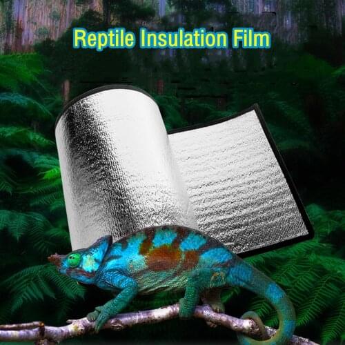 Aluminum Foil Reflective Foam Insulation Heat Shield Sunscreen Film Cooling Cover Reptile Terrarium Heater Set Multisize
