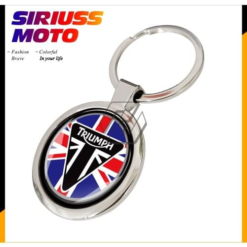 Motorcycle Keychain Key Ring for Triumph Tiger 800 800XC 675R Key Chain