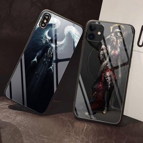 Angel of death Phone Case Tempered Glass For iPhone 12 Pro Max Mini 11 Pro XR XS MAX 8 X 7 6S 6 Plus SE 2020 case