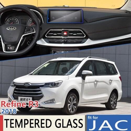 For JAC Refine R3 2018 Car Navigation GPS Ultra-Thin Film Perfect Fit Precise Touch Screen Protector Tempered Glass Accessories
