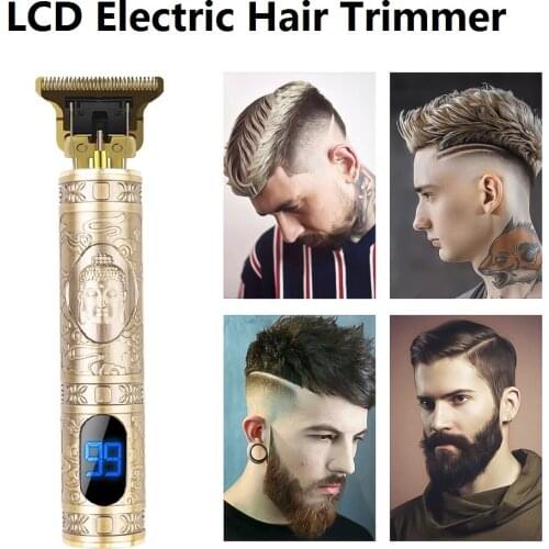 LCD Display Electric Hair Trimmer T9 Hair Clipper 0 Bits Cordless Shaver Trimmer Barber Hair Styling Machine Hair Styler