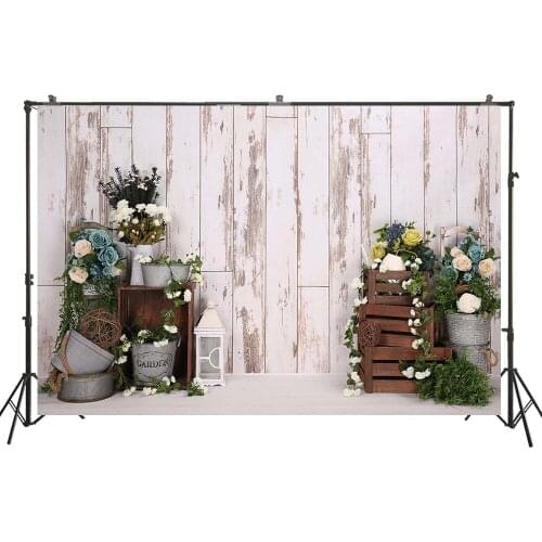 Photography Backdrop Flowers Cake Smash Birthday Decorations Photo Background Baby Shower Newborns Kids Floral Photoshoot 4961