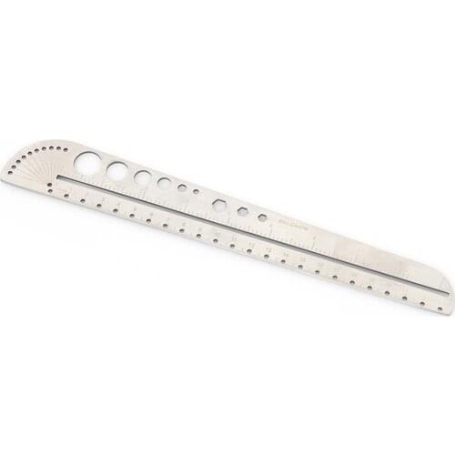 Clear Scale Angle Meter Stainless Steel Protractor Multifunctional Drawing Ruler high precision for drawing angle circle