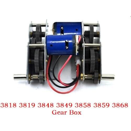 Henglong 3818 3819 3848 3849 3858 3859 3868 1/16 RC tank part motor 380 390/steel gears set/steel gearbox with 380 motor