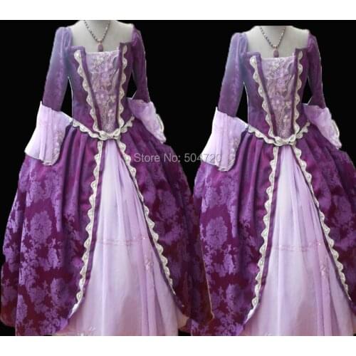 Tailored!Classical 1860S Gown Eras Civil War Scarlette Southern Belle Vintage Halloween Retro Cosplay dress all size HL-550