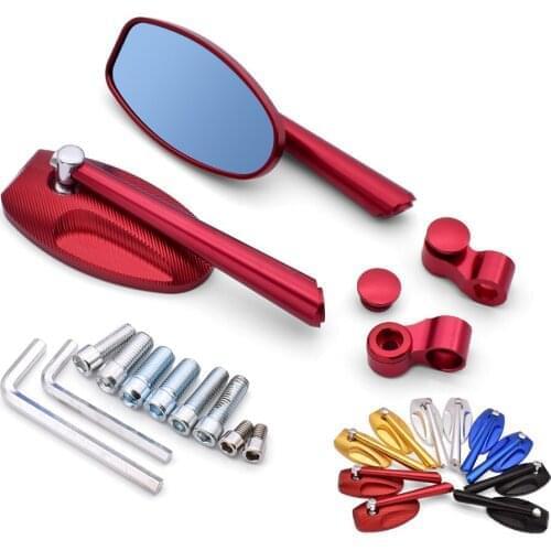 Newest Motorcycle Rear View Mirror CNC Moto Side Mirrors Billet Aluminum For Honda VFR800 VFR750 VTR1000 CBR 125R 300R 500R RC51