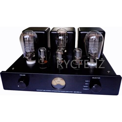 New Meixing Mingda MC300-A 300B-B Vacuum Tube Integrated Amplifier Signal End 300B triode lamp Power amplifier 2021