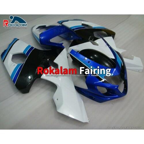 Fairing Kit For Suzuki K4 GSXR600 GSXR750 2004 2005 GSX-R600 GSX-R750 04 05 White Black Blue Motorbike Cover (Injection Molding)