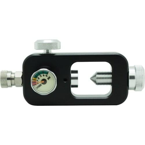 Paintball PCP Airforce Airsoft Scuba Tank Fill Station Luminous Gauge with 15" High Pressure Hose and QD