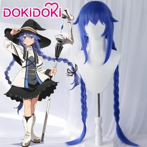 PRE-SALE Dokidoki Anime Cosplay Mushoku Tensei Cosplay Roxy Migurdia Greyrat Wig Mushoku Tensei Costume Wig