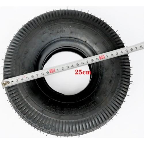 10 Inch 4.10 3.50-4 Tyre 4.10-4 Outer Tires Inner Tube Fit Electric Tricycle Trolley Electric Scooter Warehouse Car