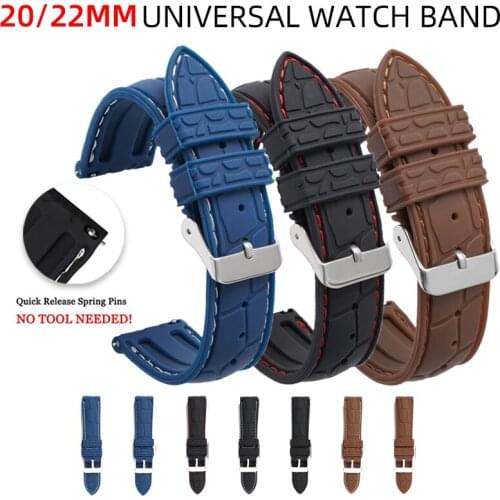 20mm 22mm Silicone watch Band For Samsung Galaxy watch 3 45mm/41/active 2 gear S3 Frontier/huawei gt 2e/2/amazfit bip/gts strap