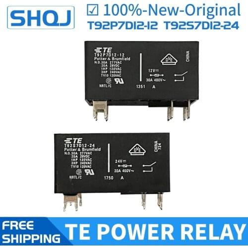 TE SCHRACK T92S7D12-24 24VDC relay Brand new and original
