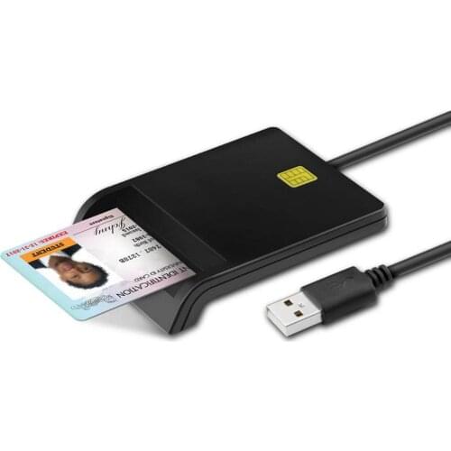 Universal USB Smart Card Reader For Bank Card Tax Card ID CAC DNIE ATM IC SIM Card Reader For Windows Linux