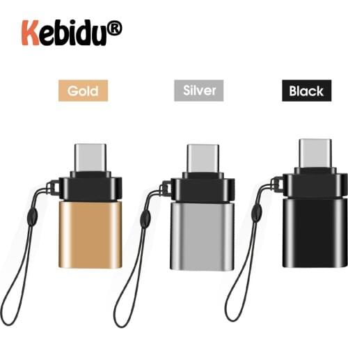USB Adapter USB Type C OTG Adapter Fast Type C To USB 3.0 Converter With String USB-C Type-C Charge Data Sync Cable