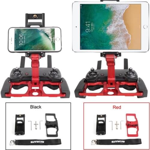 For Phone/IPad Tablet CrystalSky Remote Control Tablet Clip Aluminium Holder for DJI Mini 2/Mavic 2/Air 2/PRO/SPARK Monitors Acc