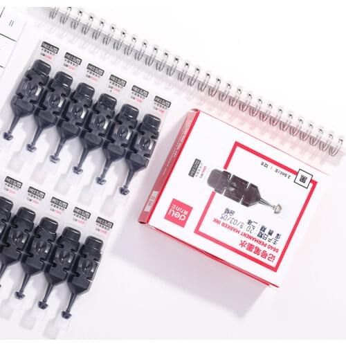12 bottles/Box 2.5ml Deli S640 permanent marker ink 3 color disposable ink supplement liquid permanent marker pen ink wholesale