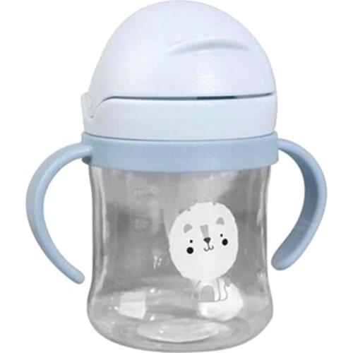 250ml Baby Feeder Bottle Plastic Water Feeding Cup Portable Drink Bottle with Straw 250ml Plastic Baby Bottle Feeding Bottle