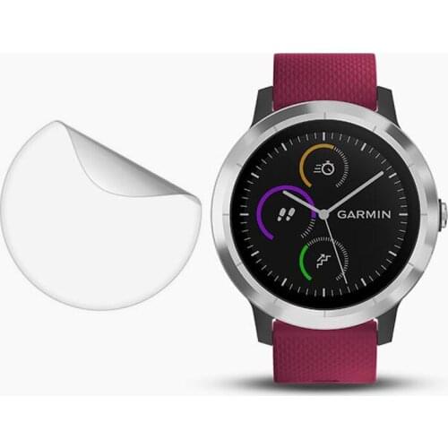 3pcs Soft Clear Protective Film Guard For Garmin Vivoactive 3 Element/Trainer Sport Smart Watch Screen Protector Cover (No Glass