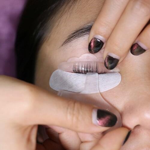 3pcs Eyelashes Perm Tools Flower Shape Eyelash Patch silicone perming rods white color 3 size lashes perm stick