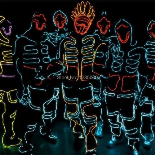 Frees shipping 2020 new design LED Costume /LED Clothing/LED Robot suits for stage show/DJ