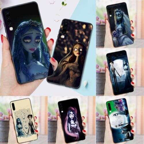 Tim Burtons Corpse Bride Phone Case For Huawei P 9 8 10 40 Mate 30 Honor 8 8A 20 20s 9x nova 6se 5t Y9s PSMART lite pro 2017
