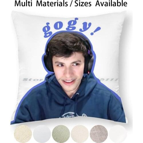 Georgenotfound ( Gogy ) Hd Quality Cute Photo 3 Pillow Case Throw Pillow Cover Cotton Linen Flax Mcyt Youtube Streamers Dream