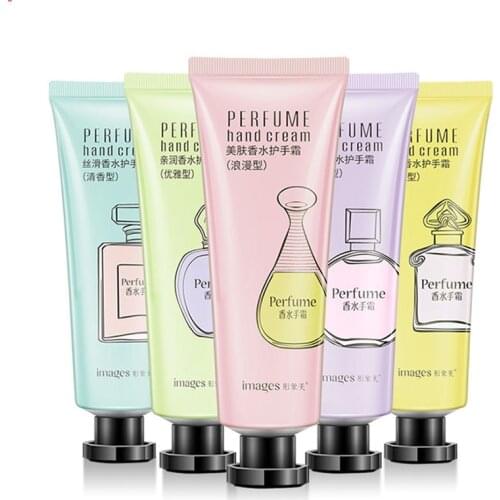 Images Perfume Themes Hand Cream Romantic Rose Elegant Jasmine Moisturizing Nourishing Anti Chapping Daily Skin Care